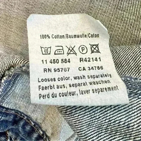 Mavi Women’s Catherine Slim Western Denim Blue Jean Jacket Size Medium - Picture 11 of 12